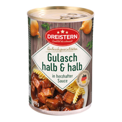 Gulasch halb & halb 400g - DREISTERN (10,50 EUR/kg)