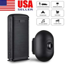 Wireless Motion Sensor Driveway Alert Patrol Home Security Alarm System Outdoor