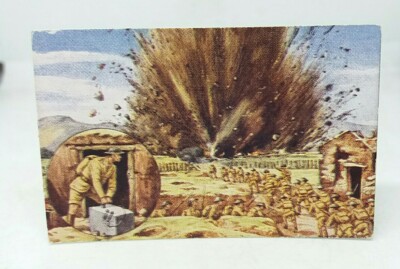 SELTENE Zigarettenkarte South African Defence No 96 Exploding a Mine um 1939