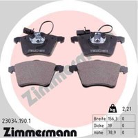 Zimmermann BremsbeläGe Bremsbelegsatz Vorne FüR VW Transporter IV Bus