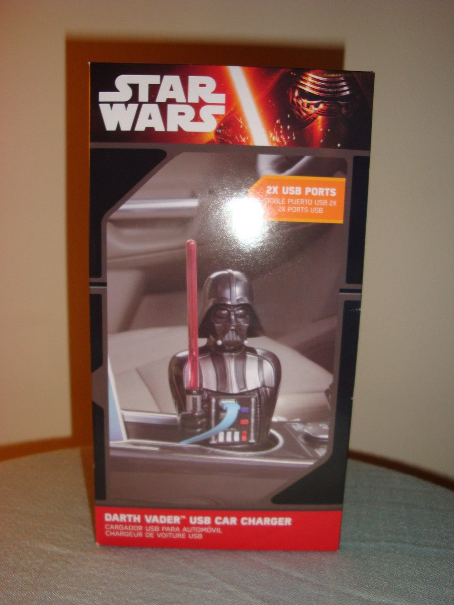 Disney Star Wars Darth Vader USB Car Charger w/ USB Ports