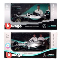 Bburago 1:43 Mercedes AMG W07 W10 W14 W15 44 Lewis Hamilton F1 Model Car Toy