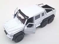 Blitz Versand Mercedes G 63 Amg 6X6 Weiß / White Welly Modell Auto 1:34 Neu Ovp