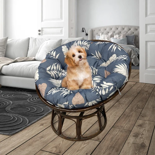 Papasan Chair Cushion Waterproof Oxford Cloth Circle Stuffed Egg Chair Cushions - Picture 95 of 111