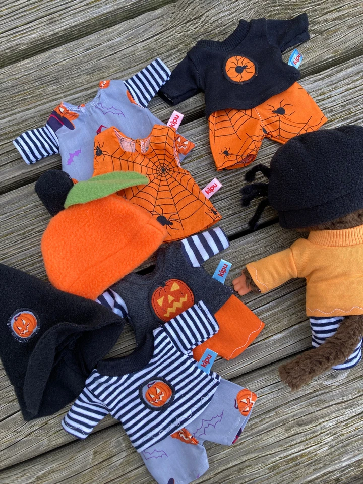 KLEIDUNG für Kuscheltiere Äffchen Gr. 20 cm Teddy Bären Puppenkleidung Halloween - Bild 3 von 4
