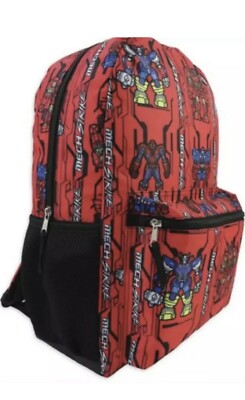 Marvel Avengers Mech Strike Backpack 17'' Spider-Man Transformers School Bag 2021