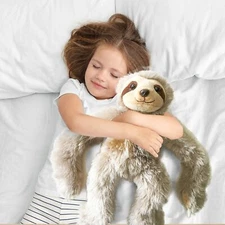Xlarge 20 inch Beige Cuddle Sloth. Hands attach. Super Soft. New
