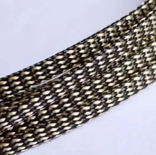 Gold Black Braided Cable Sleeving Pet 3-20MM Woven Mesh Tube Sheath 