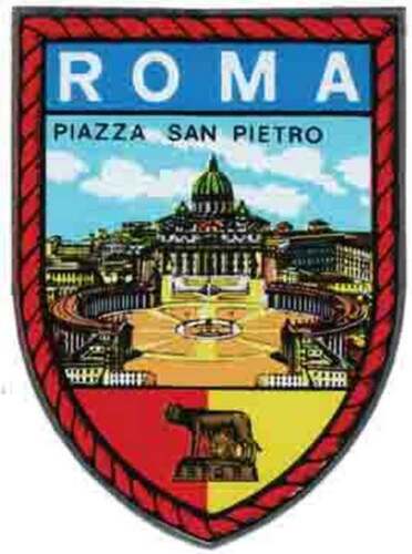 Roma  (Rome)   Italy     Vintage  1950's-Style  Travel Decal/Sticker  - Afbeelding 1 van 1