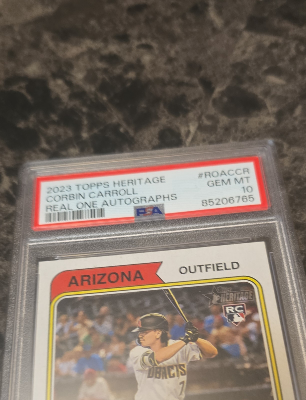 2023 Topps Heritage - Real One Autographs Corbin Carroll #ROA-CCR (AU, RC)