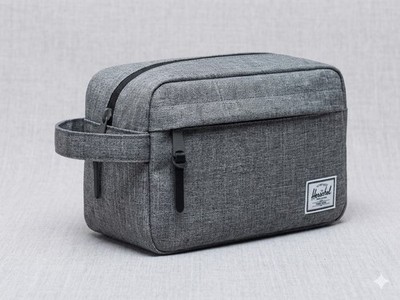 Herschel Supply Co. Chapter Travel Kit Toiletry Bag Grey Heathered Unisex