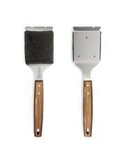 BBQ-AID Bristle Free Grill Brush Cleaner Scraper for Barbecue, Replaceable Head