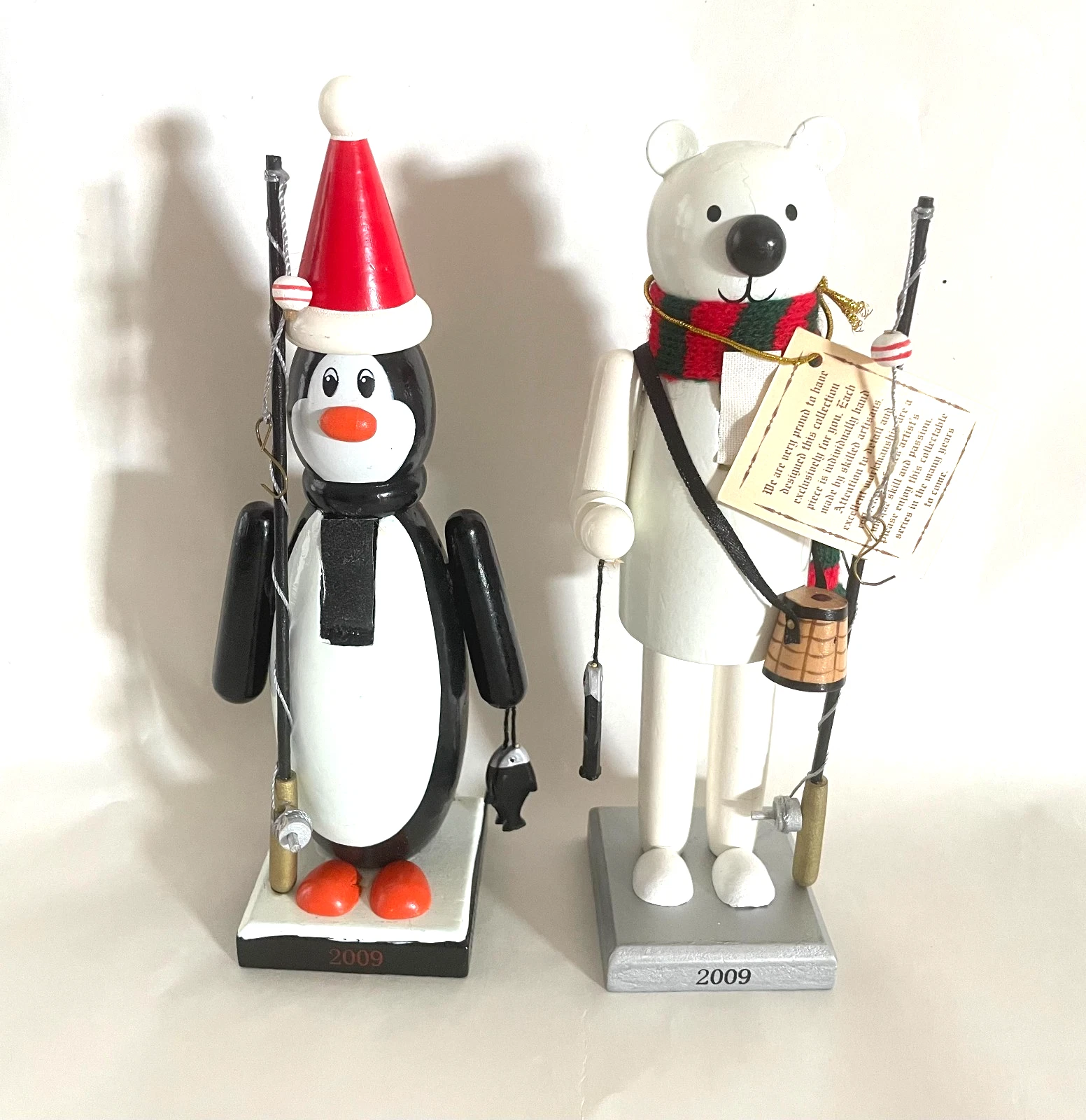 Nutcracker with penguin and bear. 2009 Limited Edition.