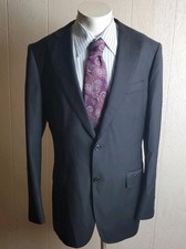 Suitsupply Blazer Men 40 L VBC Wool Super 110s Surgeon Cuff Suit Jacket