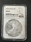 2010 1 Oz Silver American Eagle (Brilliant Uncirculated)