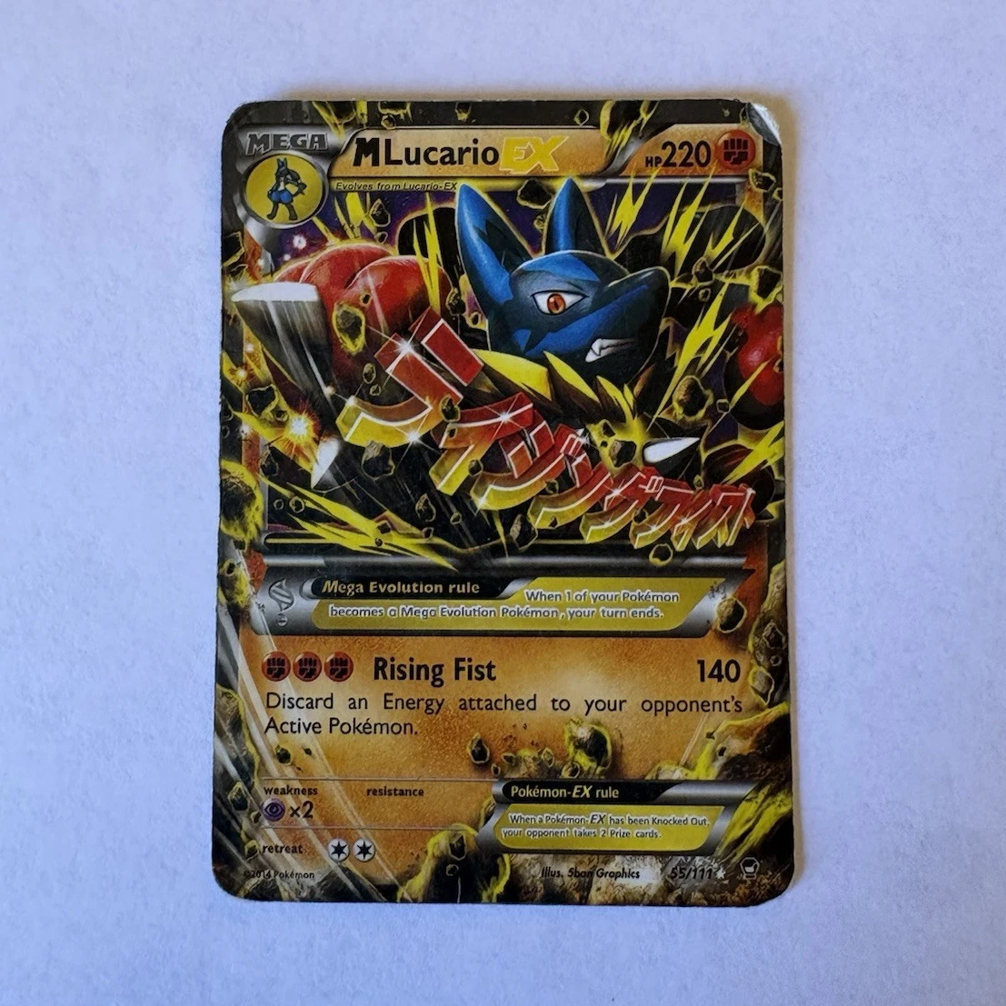 Pokémon Lucario Pokémon TCG XY Individual Collectible Card Game