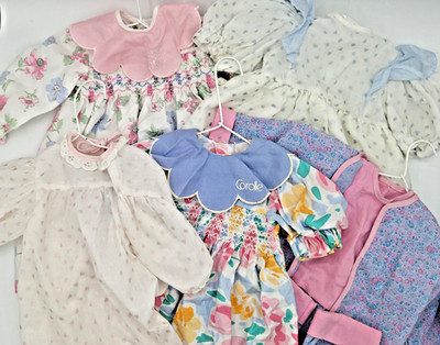 COROLLE Vintage French Poupee Toddler 23.5'' Doll Clothes LOT OF 5 