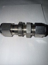 Swagelok Fitting 1/2  Tube OD Bulkhead Union SS-810-61