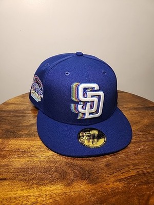 New Era 59FIFTY San Diego Padres Blue Hat 7 3/8 MLB Baseball New Era 59FIFTY San Diego Padres Blue Hat 7 3/8 MLB Baseball