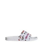 Adidas Adilette Floral Slides White / White / White H00142 Women's Size 7 Medium