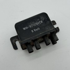 Porsche 356 Wh-81stk Relay Wehrle Black 6v Bullet Terminal Horn Fog Auxiliary