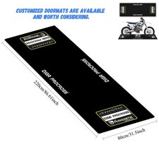 Motorcycle For Husqvarna Garage Floor Pit Mat Factory Workshop carpet 220*80CM 