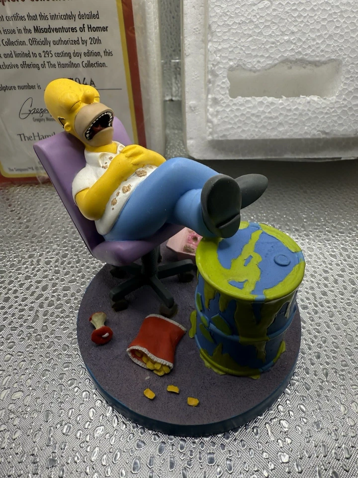 Simpsons Missgeschicke von Homer Simpson Skulptur "Asleep On The Job" - Bild 4 von 4