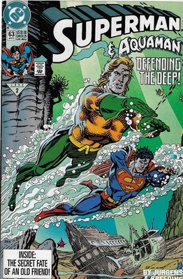 Superman (Vol.2) No.63 / 1992 Aquaman / Dan Jurgens & Brett Breeding
