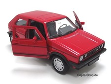 Volkswagen VW Golf 1 GTI Modellino Auto Rosso WELLY 1:3 4-39 Nuovo 43681