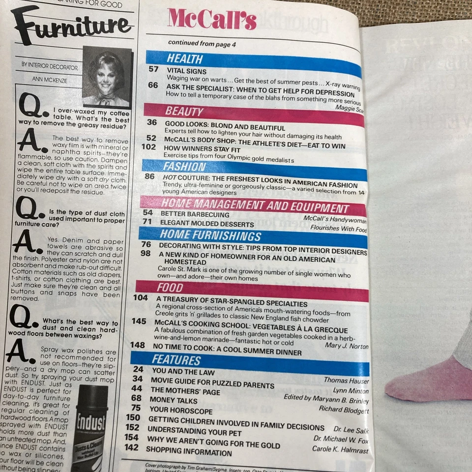 Vintage 1984, McCall's Magazine - Jul, Oct, & Dec, Lot of 3 - Image 4 of 4