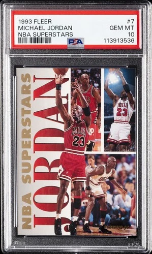 1993 Fleer Jordan PSA 10