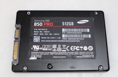 Samsung 850 PRO MZ-7KE512 512GB 2.5" SATA Solid State Drive