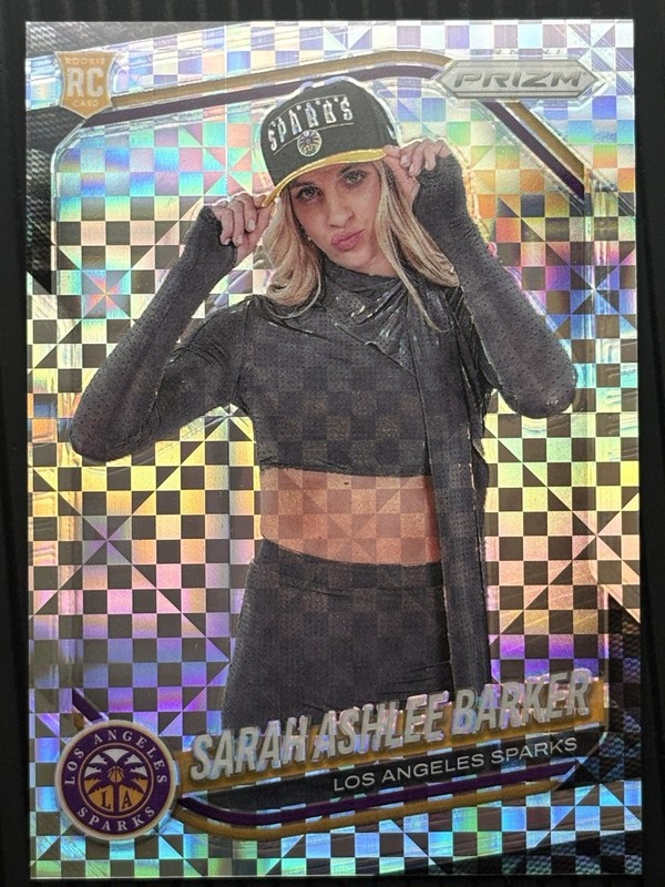2025 Panini Prizm WNBA - Rookie Variation Sarah Ashlee Barker #142 Checkerboard