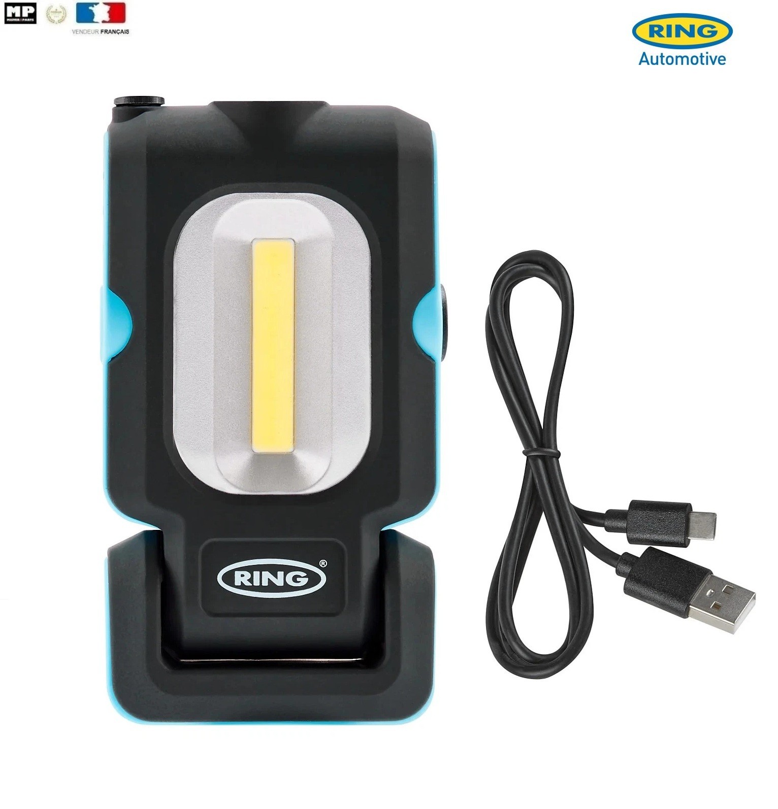Mini lampe led torche de travail RING RIL91 rechargeable pour éclairer les espaces sombres