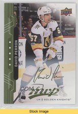 2018-19 Upper Deck MVP Green Script David Perron #84 READ 14gy