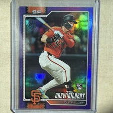Topps 2026 Series 1 Rookie Drew Gilbert Giants #155 Purple Rainbow Foil /250