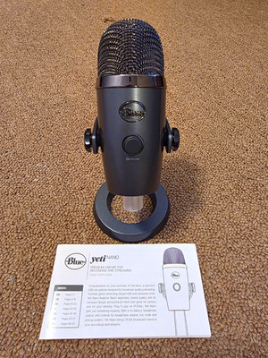 Blue Yeti Nano USB Condenser Microphone, Grey