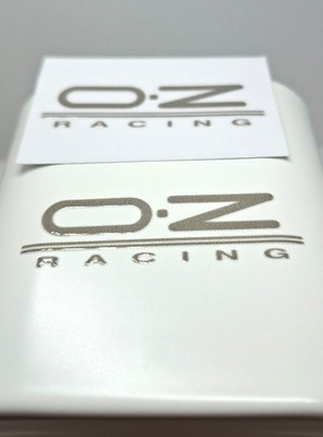oz racing 2x Aufkleber felgen Vinyl 3D Effekt sticker Konturgeschnitten 