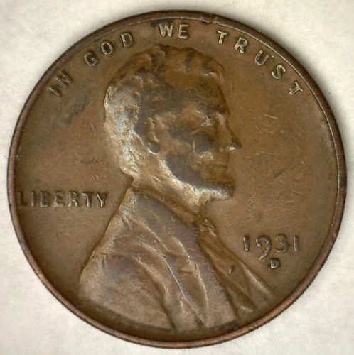 1931-D Lincoln Wheat Cent — photo from another recent sale