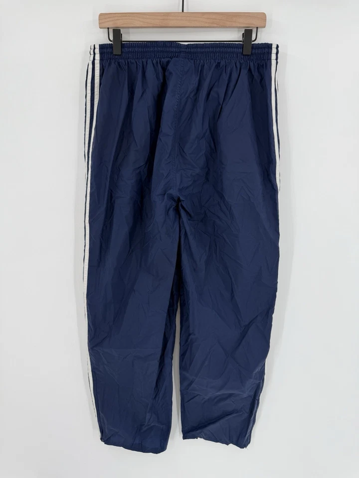 Pantalón de chándal vintage Adidas para hombre grande pierna ancha 3 rayas holgado Y2K ropa de calle Foto 2 de 4