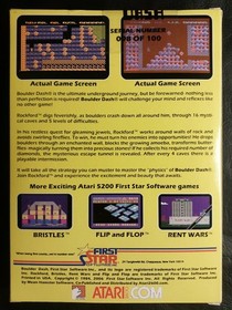 BOULDER DASH - Atari 5200, Mean Hamster Software | New, CIB SEALED Complete RARE