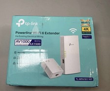 TP-Link TL-WPA7817 KIT Powerline AV1000 Wi-Fi 6 Extender AX1500 Gigabit Port