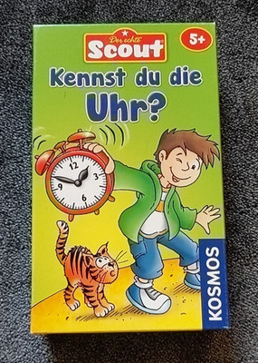 Kennst du die Uhr? (Der echte Scout) KOSMOS ab 5 Jahre 1-4 Spieler