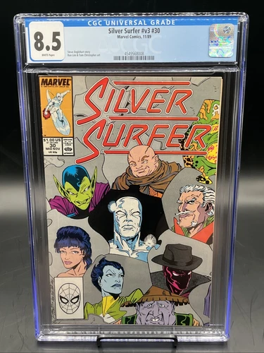 Silver Surfer #30 (Marvel Comics Mid-November 1989) CGC Graded 8.5 White Pages
