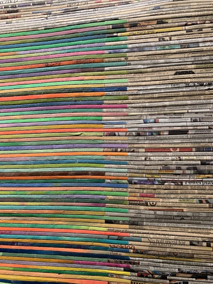 CB2 Wall Art Woven Tapestry Limited Edition - Image 4 of 4