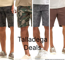 Men's Wrangler Relaxed Fit Cargo Shorts w Stretch Above Knee CHOOSE SIZE  COLOR