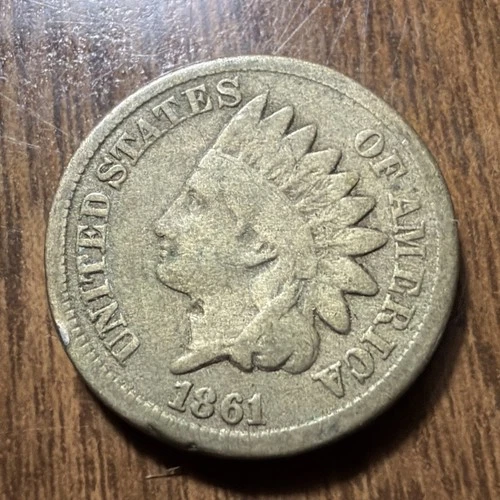 1861-P Indian Head Cent — photo from the most recent tracked eBay sale