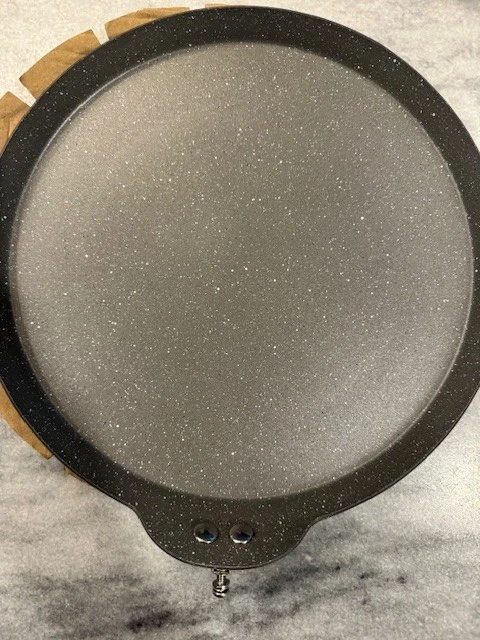 Nonstick Crepe Pan, Granite Coating Flat Skillet Dosa Tawa Tortilla Pan 10 Inch