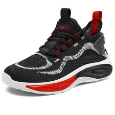 RUNSIDE Boys Girls Sneakers, Lace up Kids Tennis Shoes for Walking/Running Light