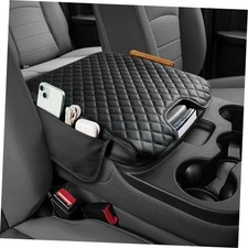 Center Console Jump Seat Console 2013-2026 Ram Black Leather with 2 Pocket